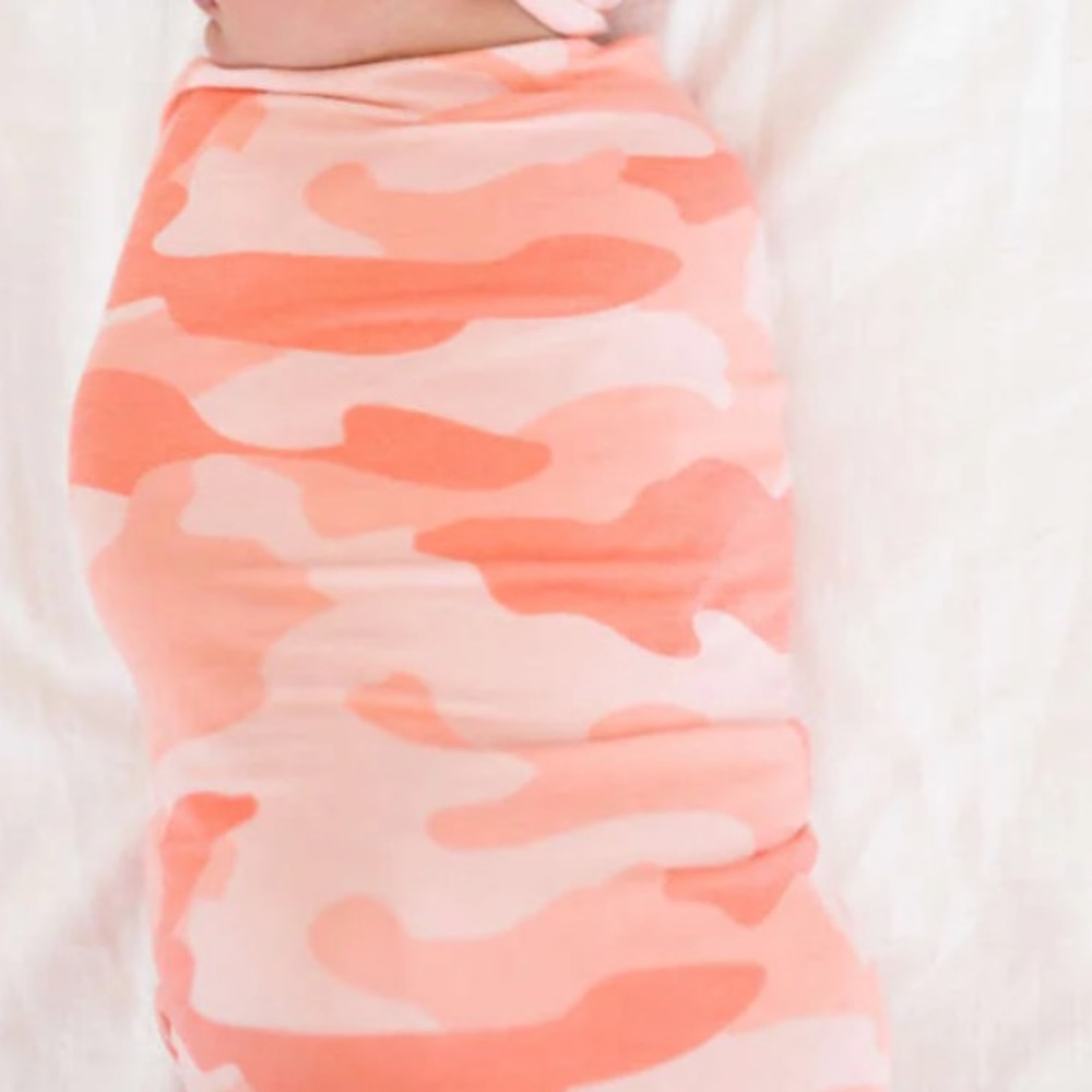 NWT Copper Pearl Baby Girls Swaddle Blanket - Remi - Pink Print - Picture 5 of 6